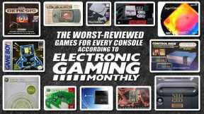The Worst Reviewed Game on Every Console (According to Electronic Gaming Monthly)